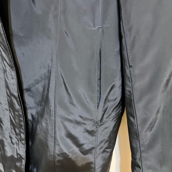 JONES NEW YORK Trench Coat Size M reversible from winter to fall - Picture 9 of 14